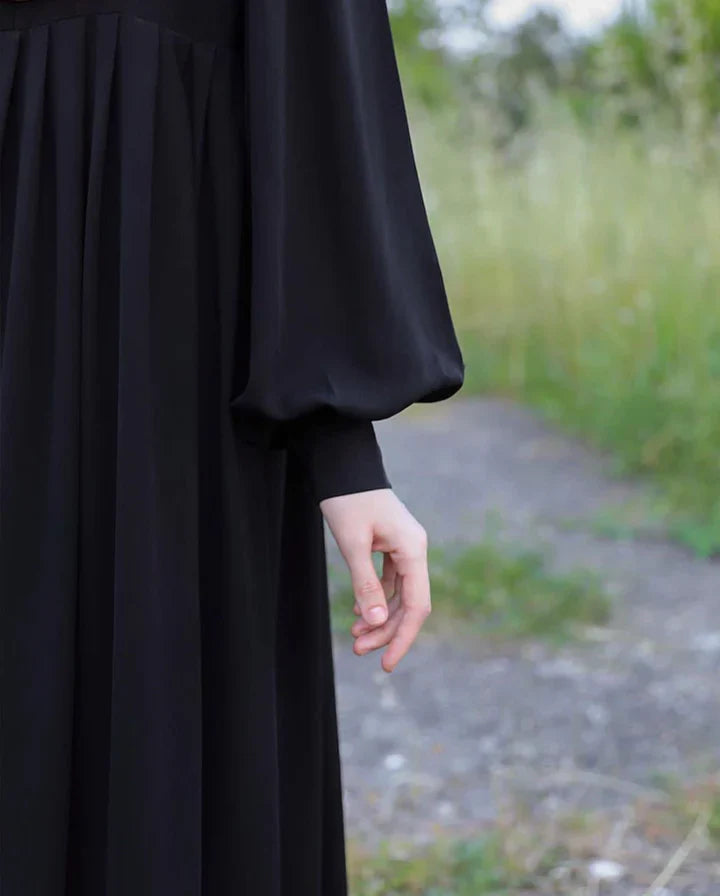 Black Kuchi Abaya With Stoller