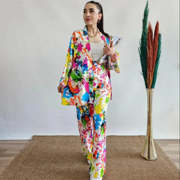 PATTERN DESIGN 2 PIECE CO-ORD SET