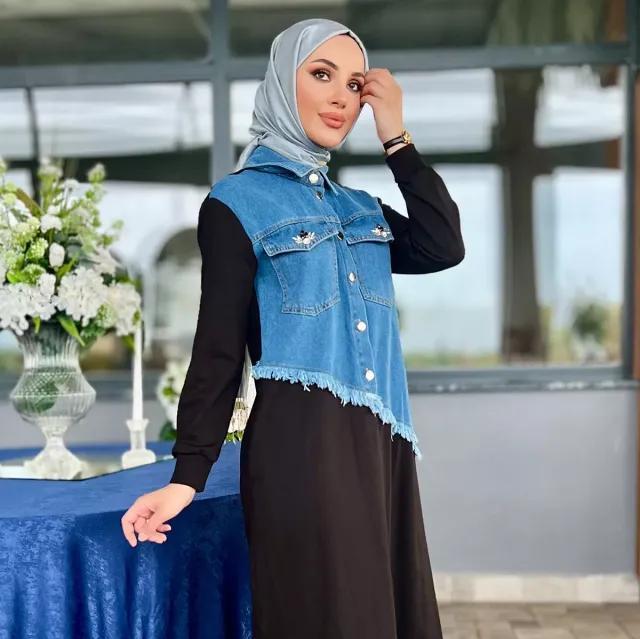 Turkish Denim Gown