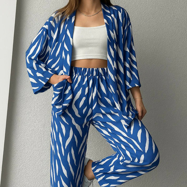 Chic Zebra 2 Pcs Co-ord Set